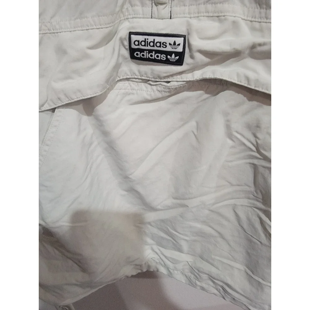 Adidas Originals Black White 1/4 Zip Colorblock Sports Jacket Windbreaker‎ 2XL